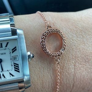 Rose gold toned bracelet